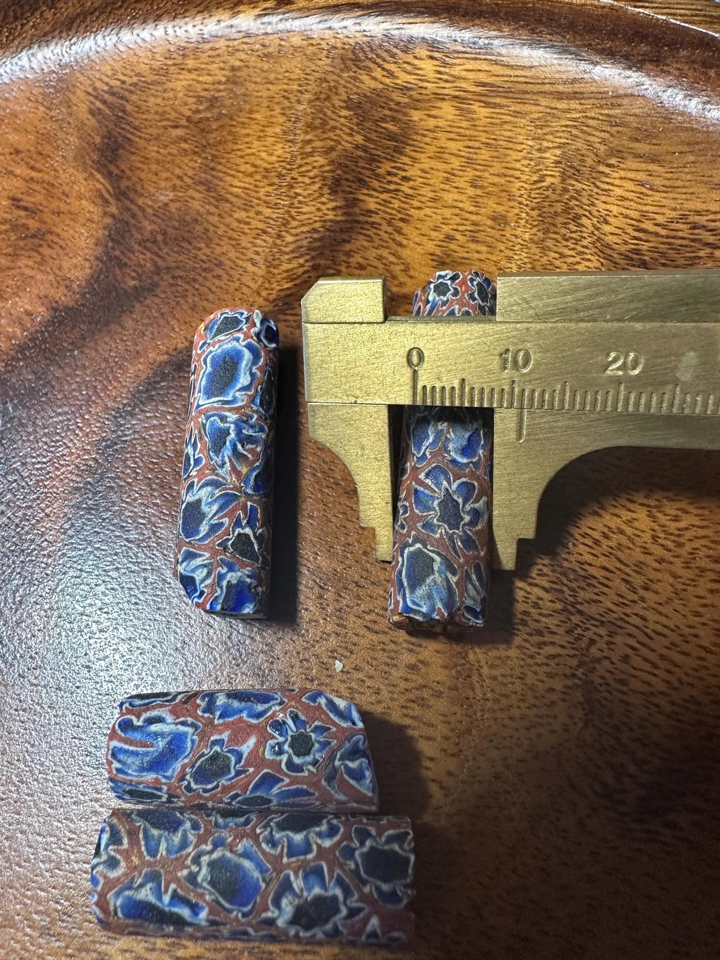 Antique Venetian Millefiori African Trade Beads Rare Handmade Glass Beads for Jewelry Making