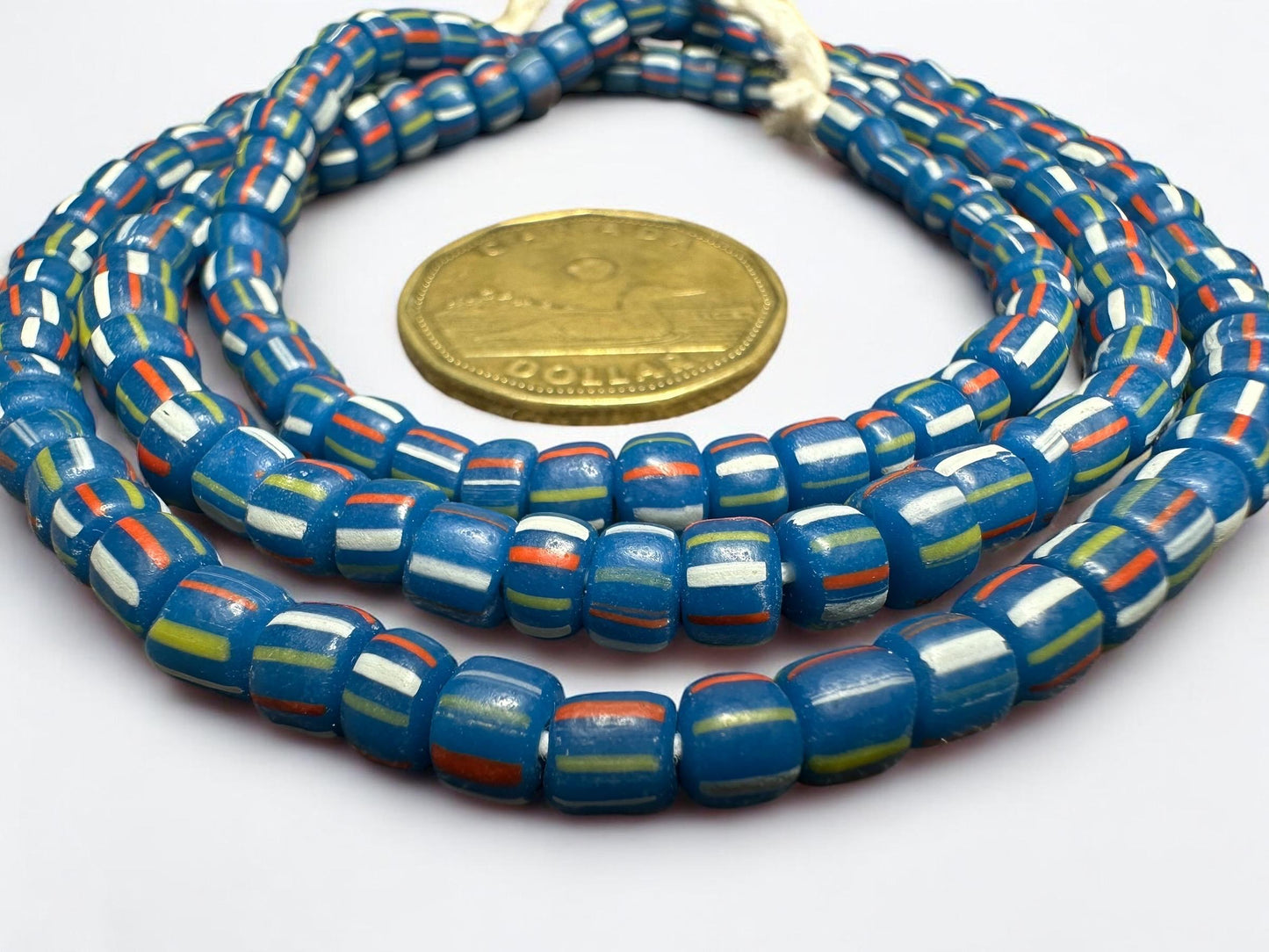 Colorful Java Glass Beads Small Indonesia Spacer Beads for Jewelry