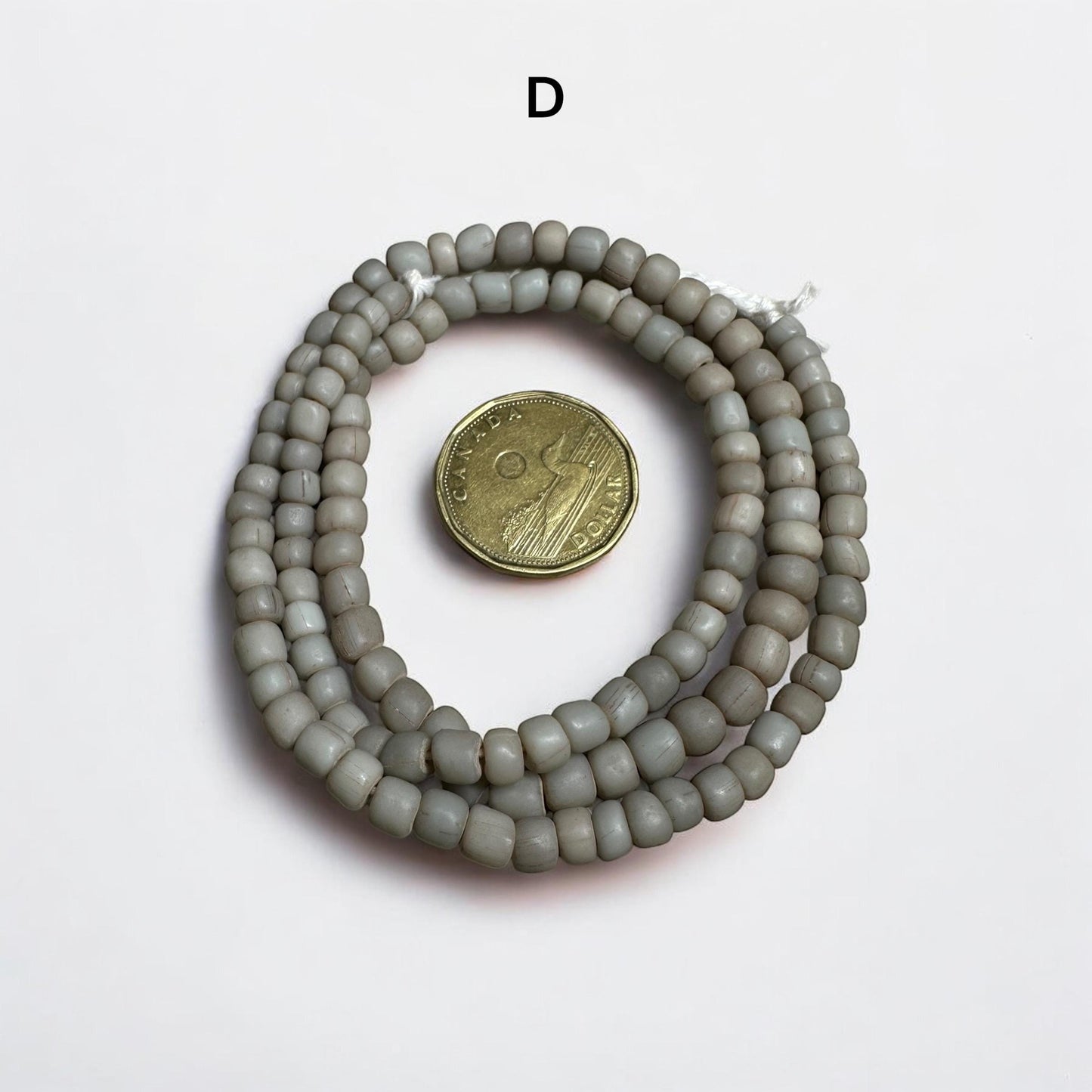 Rustic Java Glass Beads: Muted Pink, Neutral Boho Jewelry Supplies