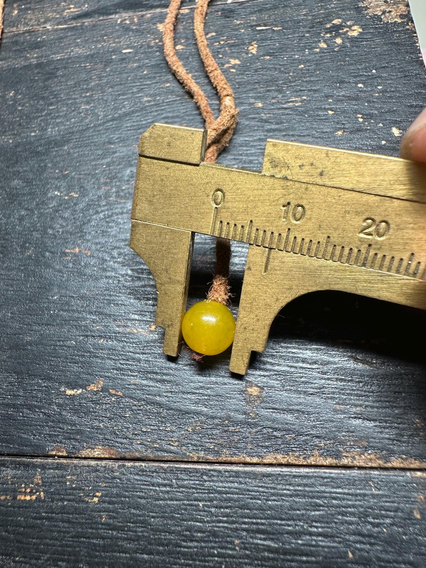 Rustic Yellow Agate Necklace: Boho Ethnic Leather Jewelry