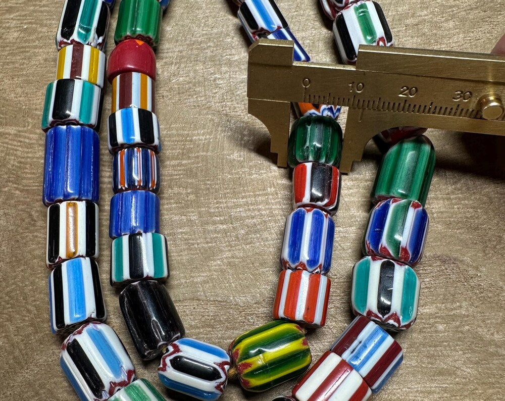 Colorful Chevron Bead Necklace