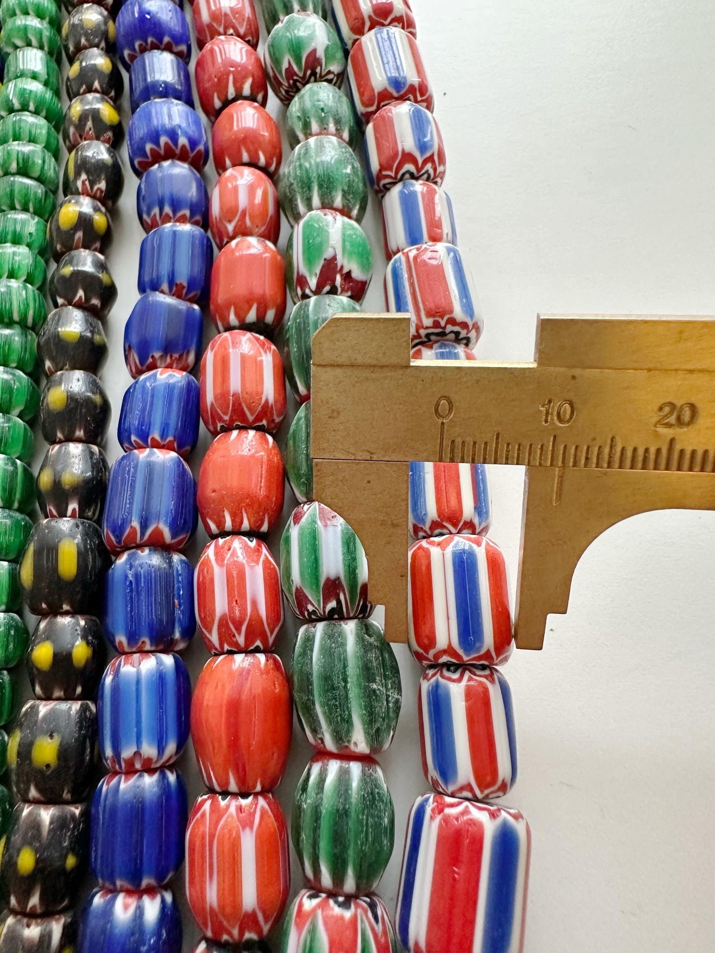 Assorted Nepal Handmade Chevron Beads,glass beads strands,jewelry maker style