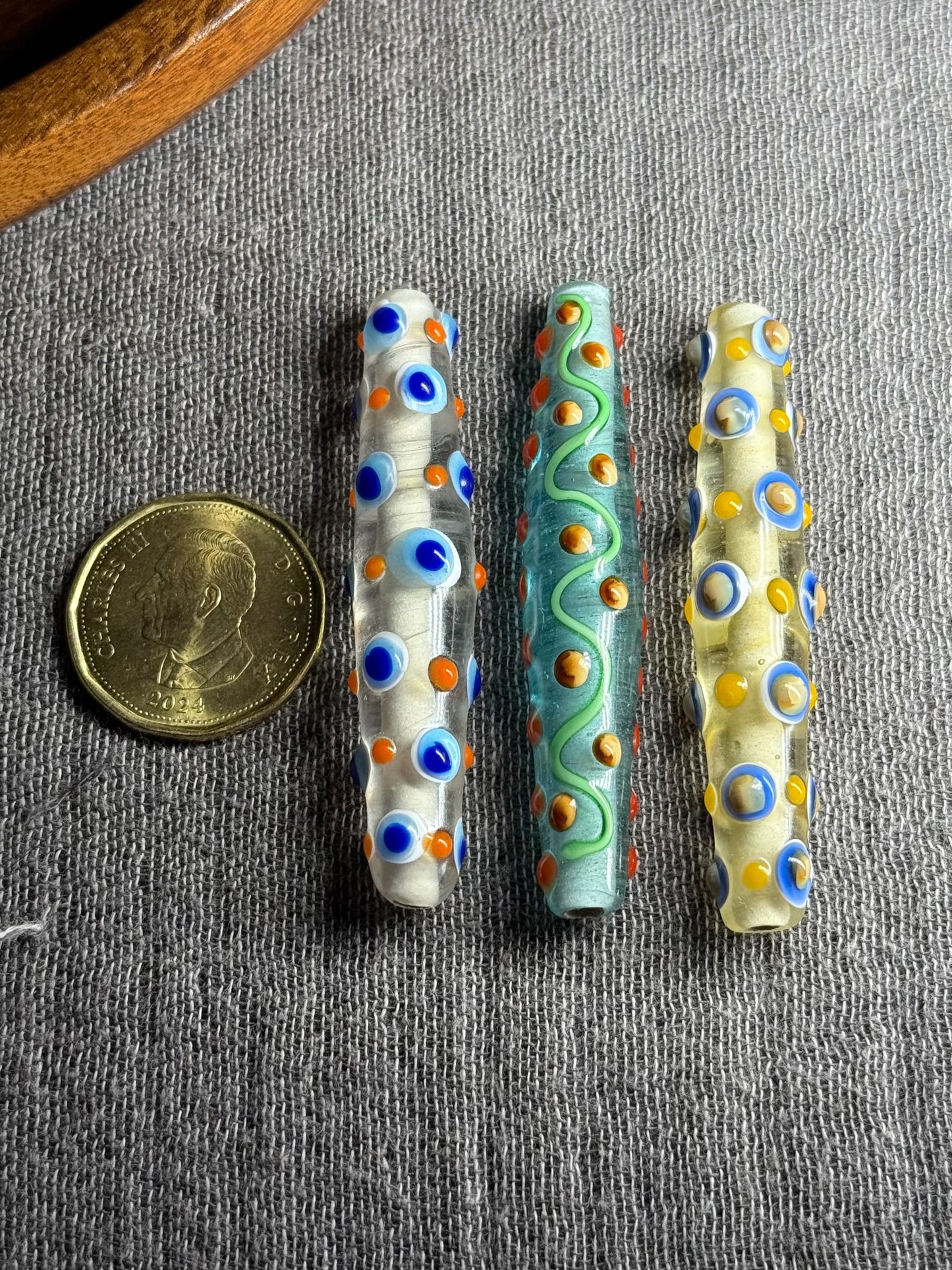 Chinese translucent glass beads colored glaze pendant beads| Handmade Jewelry Supply