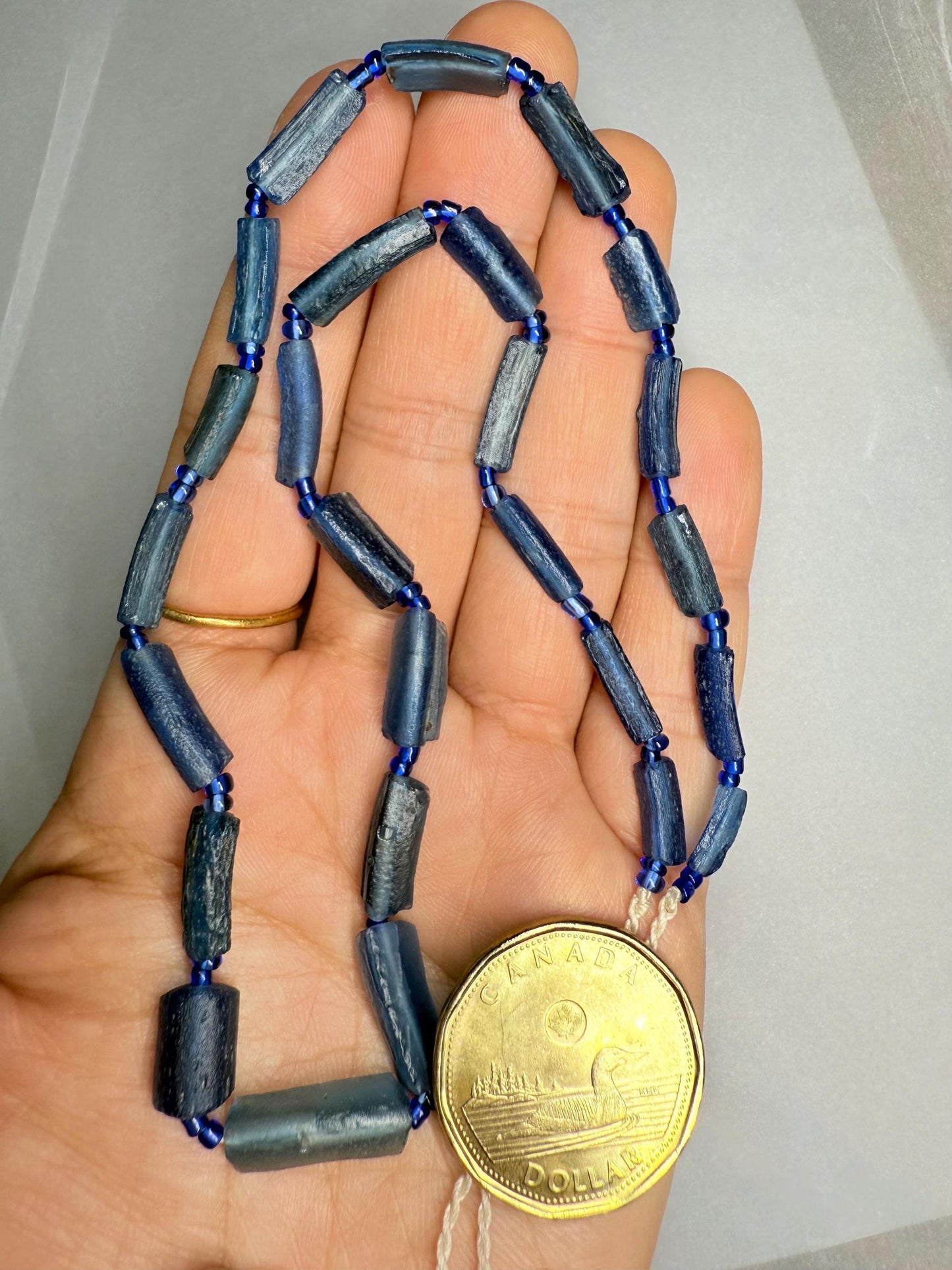 Afghani Recycled Roman Glass Beads: Ancient Tube Strand