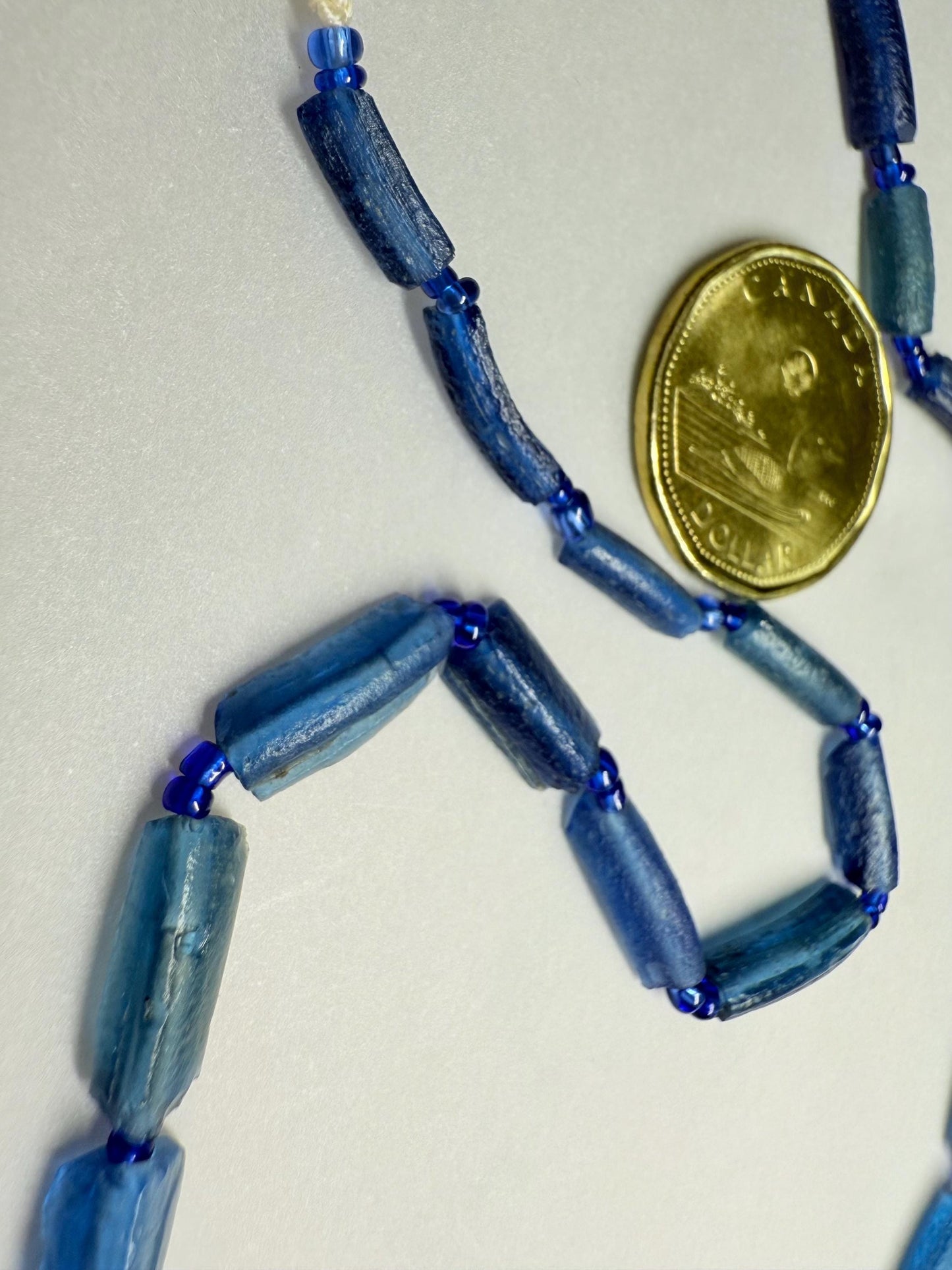 Afghani Recycled Roman Glass Beads: Ancient Tube Strand