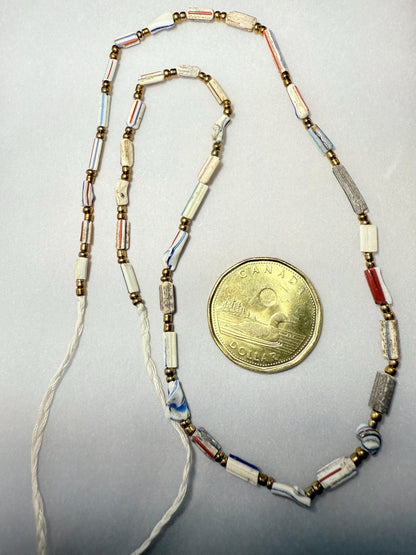 Afghani Recycled Roman Glass Beads: Ancient Tube Strand