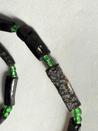 Afghani Recycled Roman Glass Beads: Ancient Tube Strand