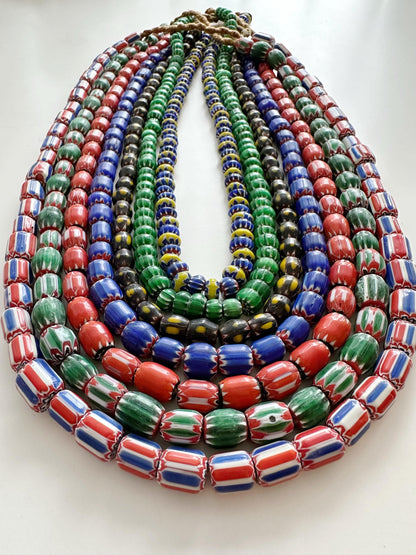 Assorted Nepal Handmade Chevron Beads,glass beads strands,jewelry maker style