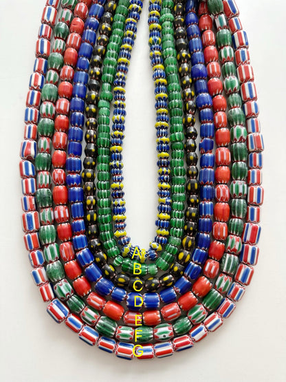 Assorted Nepal Handmade Chevron Beads,glass beads strands,jewelry maker style