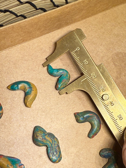 Ancient-Style Mosaic Glass Phoenician Rainbow Bird Pendant