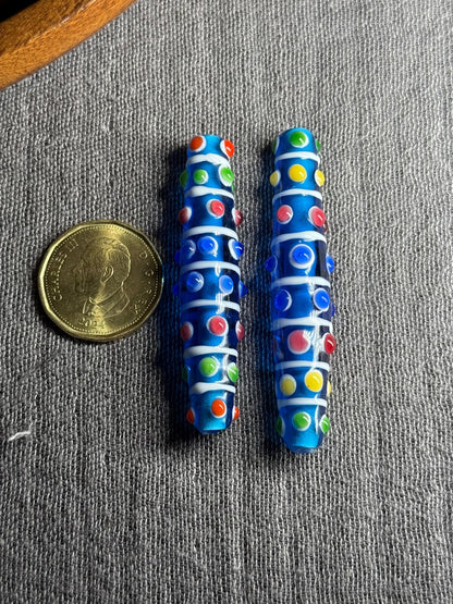 Chinese translucent glass beads colored glaze pendant beads| Handmade Jewelry Supply