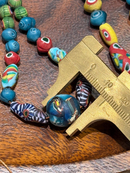 Murano Mosaic Necklace For Jewelry Design