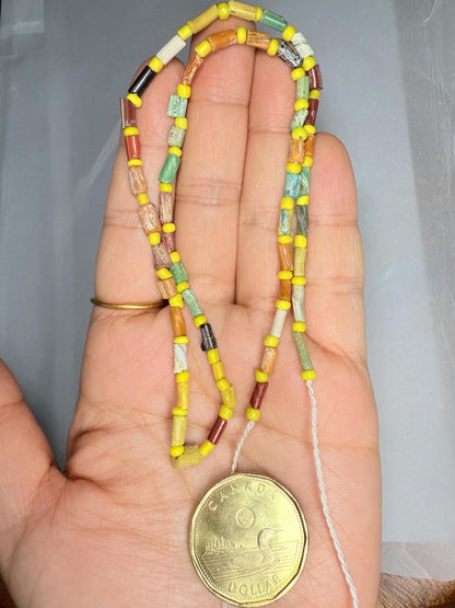 Ancient Roman Glass Beads: Upcycled Afghani Strand