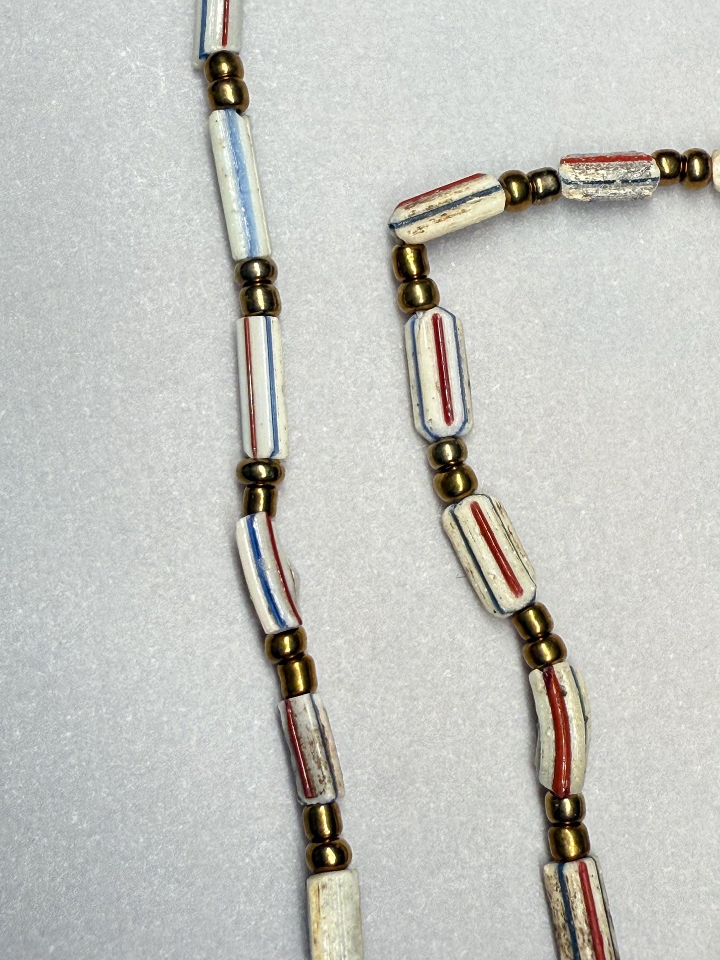 Afghani Recycled Roman Glass Beads: Ancient Tube Strand