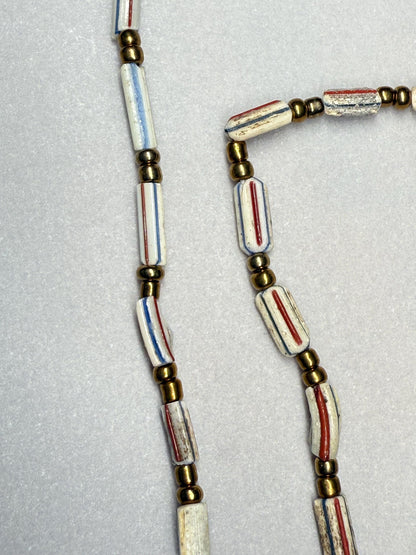 Afghani Recycled Roman Glass Beads: Ancient Tube Strand
