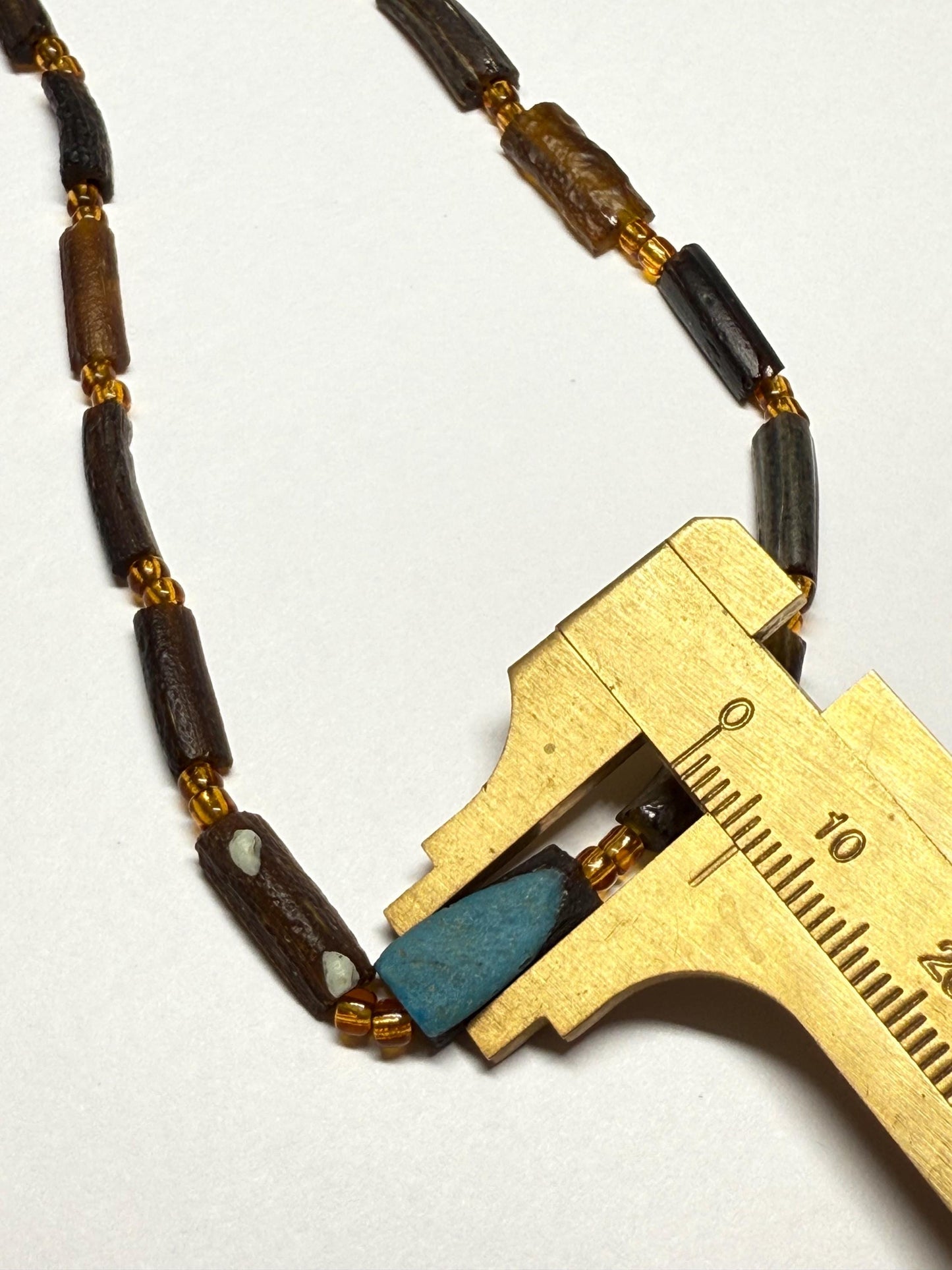 Rare Afghani Recycled Roman Glass Beads: Ancient Full Strand