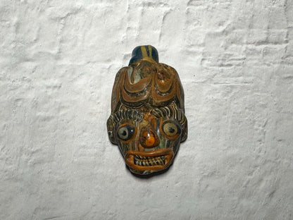 Vintage Phoenician Mosaic Glass Pendant - Unique Historical Jewelry(P1071)