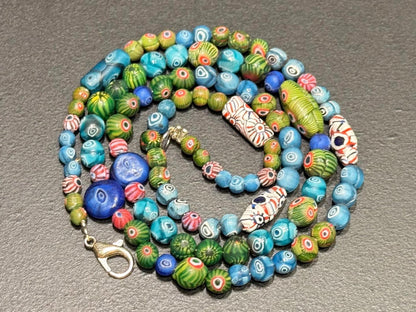 Murano Mosaic Necklace For Jewelry Design