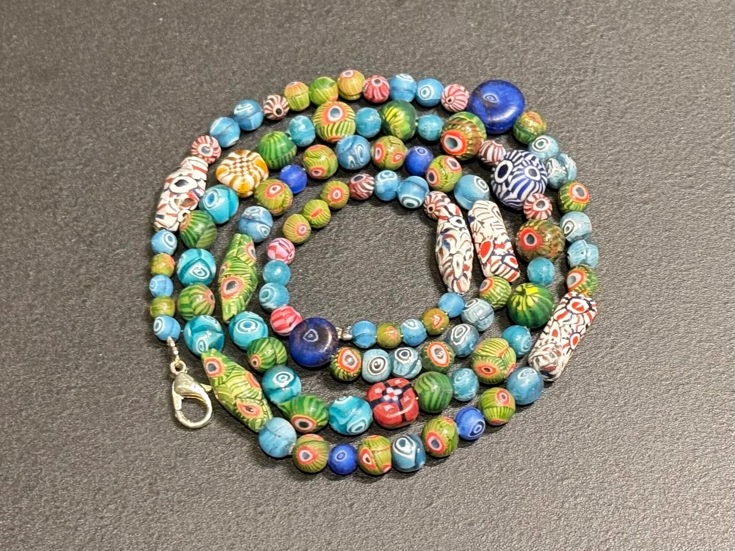 Murano Mosaic Necklace For Jewelry Design