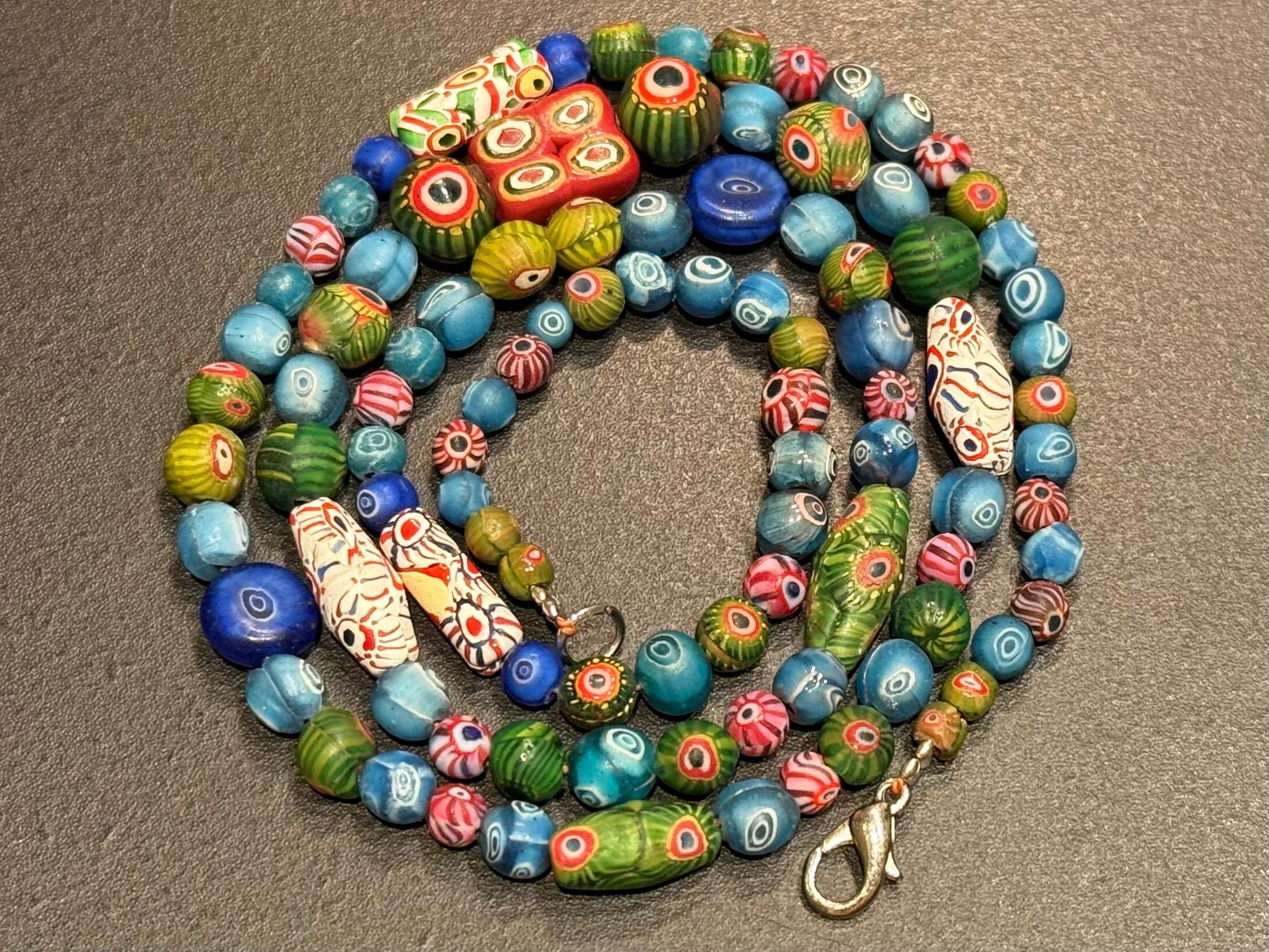 Murano Mosaic Necklace For Jewelry Design