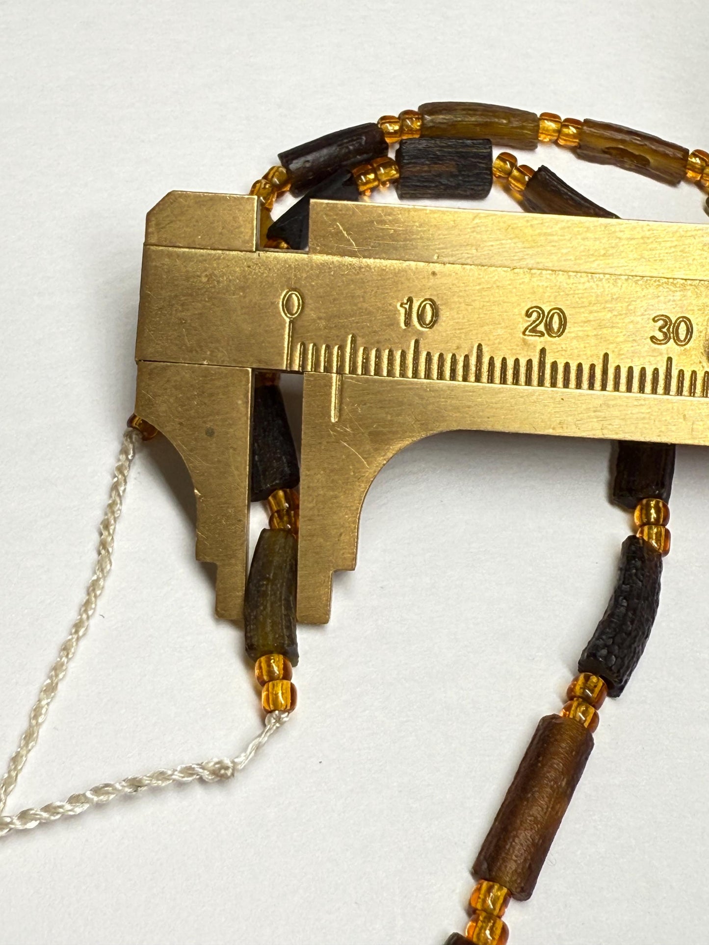 Rare Afghani Recycled Roman Glass Beads: Ancient Full Strand