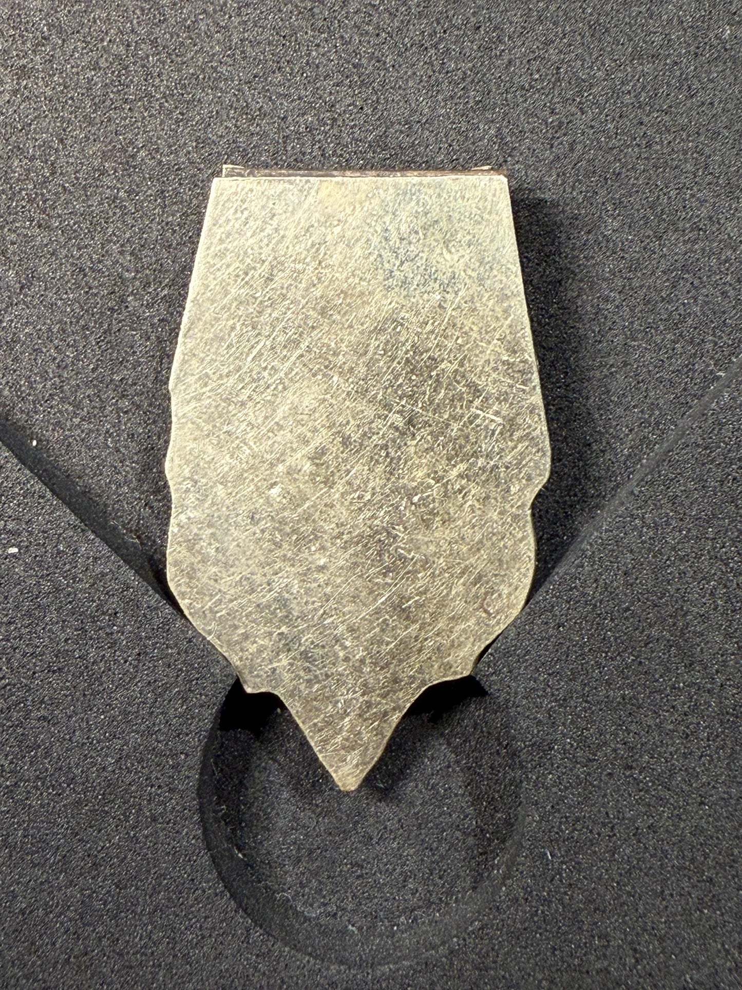 Himalayan White Metal Pendant with Turquoise and Coral Inlay | Tribal Ethnic Jewelry Component