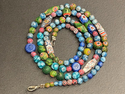 Murano Mosaic Necklace For Jewelry Design