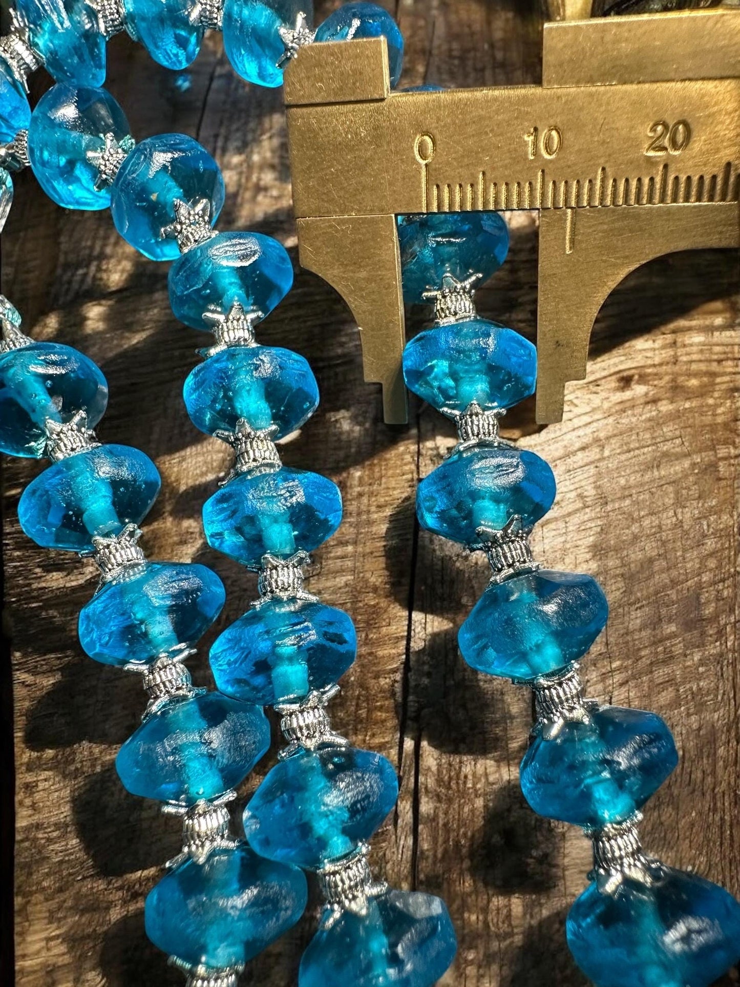 Vintage style glass beads from Nepal
