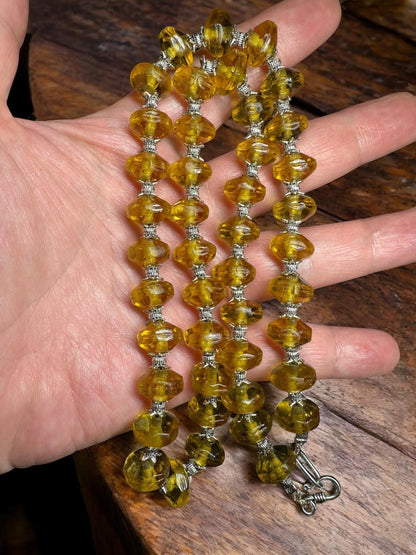 Vintage style glass beads from Nepal
