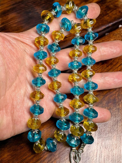 Vintage style glass beads from Nepal