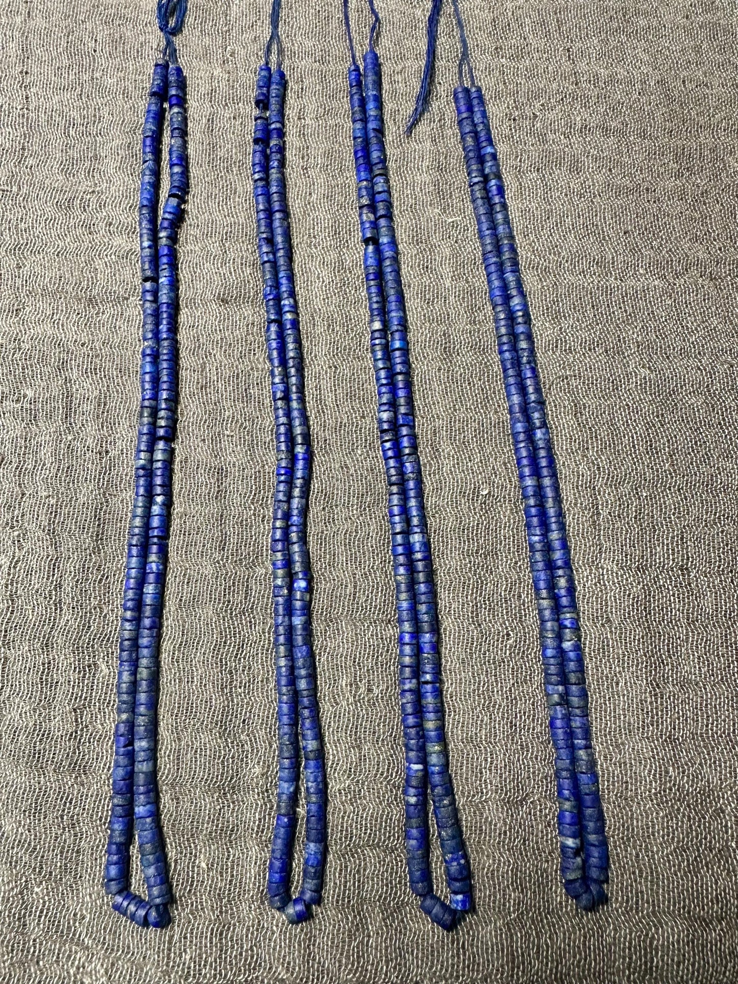 Handmade Lapis Lazuli Necklace: Afghan Gemstone Beaded Jewelry