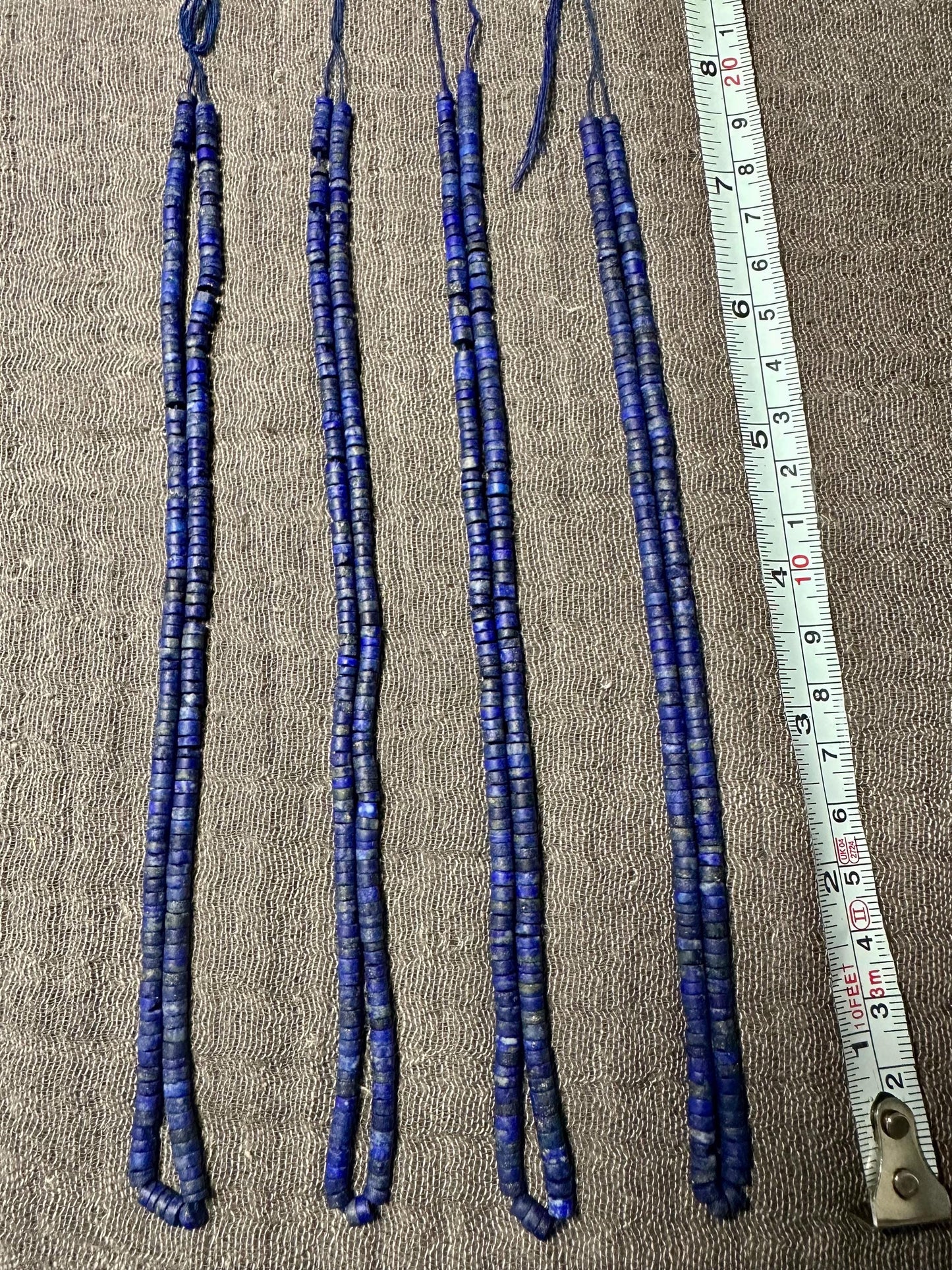 Handmade Lapis Lazuli Necklace: Afghan Gemstone Beaded Jewelry