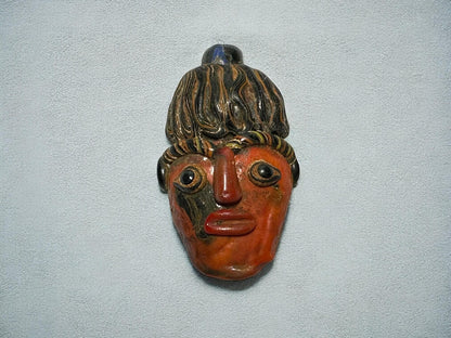 Antique Phoenician Mosaic Glass Pendant - Rare Collectible Artifact(P1032)