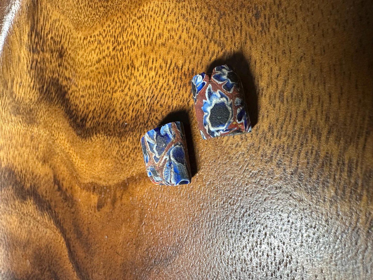 Antique Venetian Millefiori African Trade Beads  Rare Handmade Glass Beads for Jewelry Making