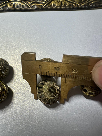 Handmade Brass Cage Beads: African Tribal Jewelry Design