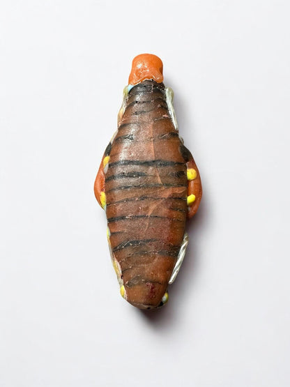 Historical Phoenician Glass Face Pendant | Rare Ancient Style Jewelry Artifact(P1053)