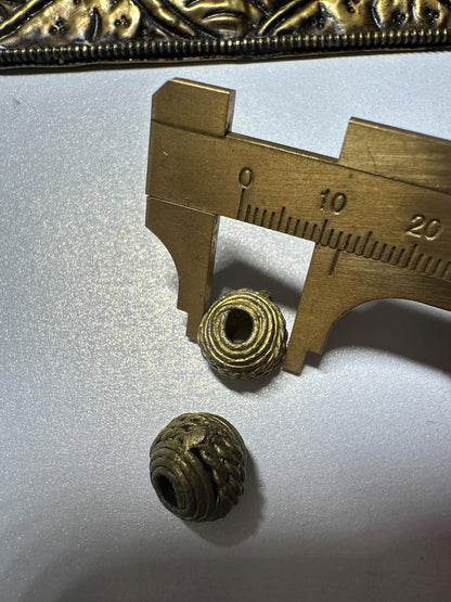 Handmade African Brass Beads: Lost Wax Tribal Jewelry Making