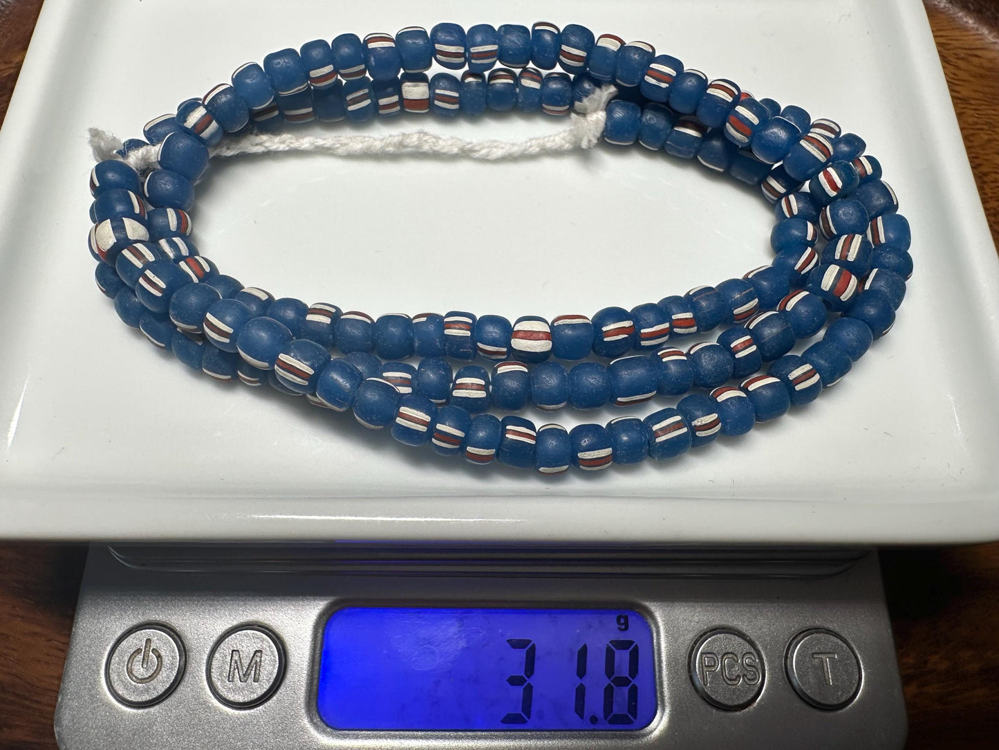 Colorful Java Glass Beads  Small Indonesia Spacer Beads for Jewelry