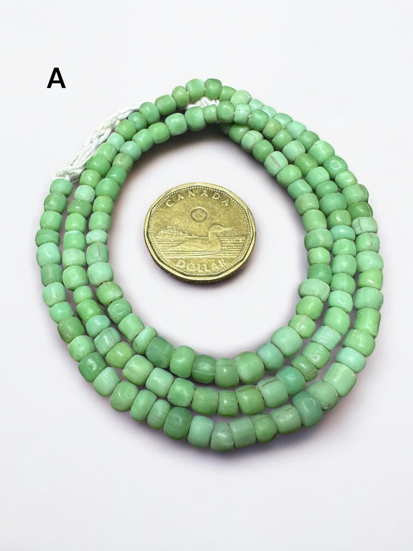 Handmade Java Glass Beads: Assorted Colors, Rustic Tribal Jewelry