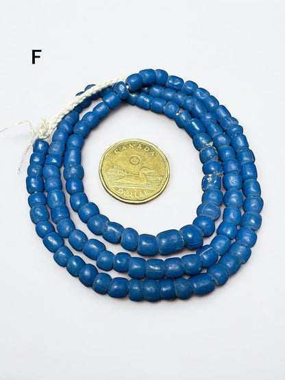 Handmade Java Glass Beads: Assorted Colors, Rustic Tribal Jewelry