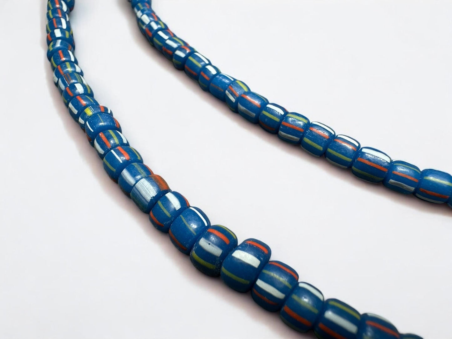 Colorful Java Glass Beads  Small Indonesia Spacer Beads for Jewelry