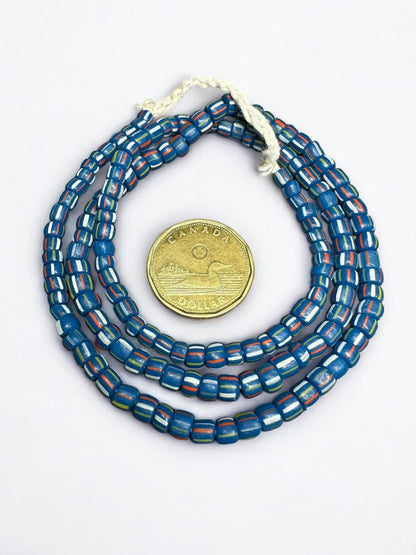 Colorful Java Glass Beads  Small Indonesia Spacer Beads for Jewelry