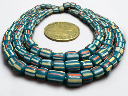 Colorful Java Glass Beads  Small Indonesia Spacer Beads for Jewelry