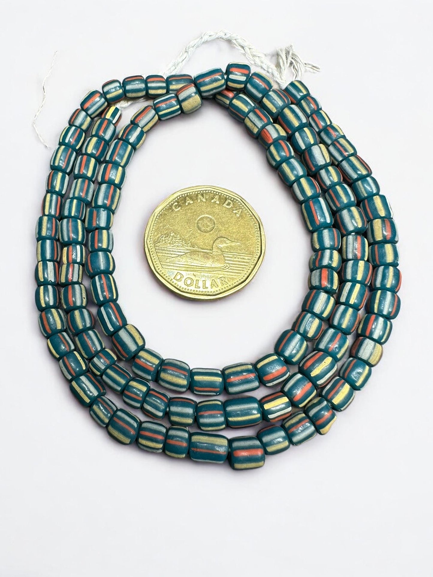 Colorful Java Glass Beads  Small Indonesia Spacer Beads for Jewelry