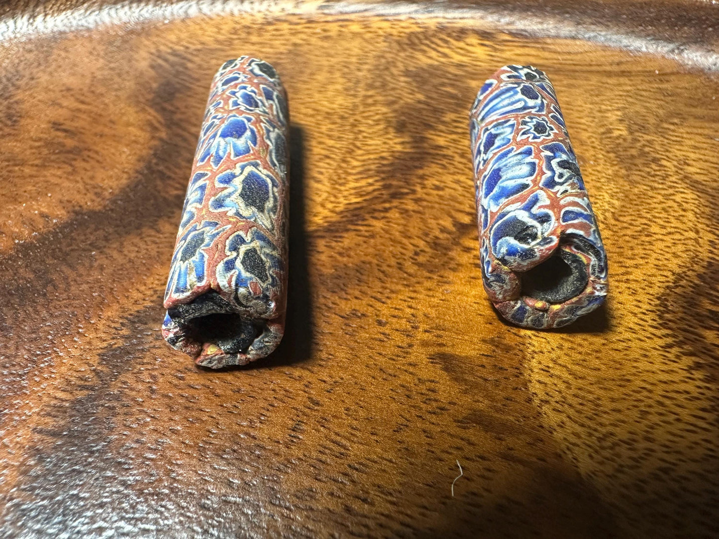 Antique Venetian Millefiori African Trade Beads  Rare Handmade Glass Beads for Jewelry Making