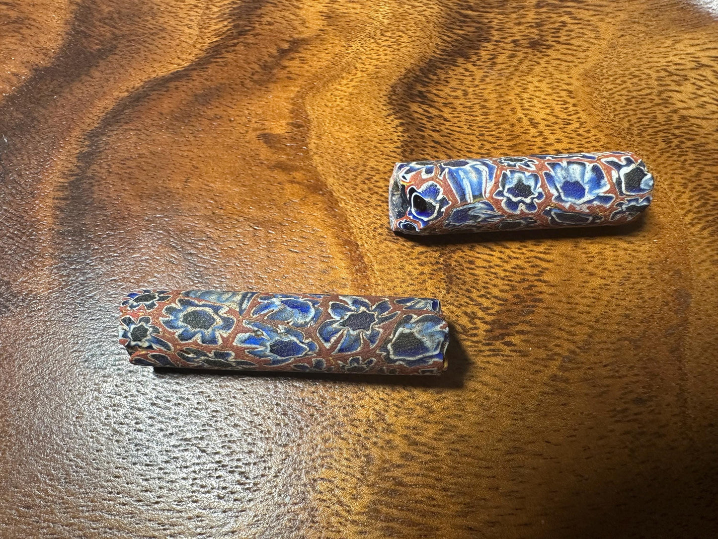 Antique Venetian Millefiori African Trade Beads  Rare Handmade Glass Beads for Jewelry Making