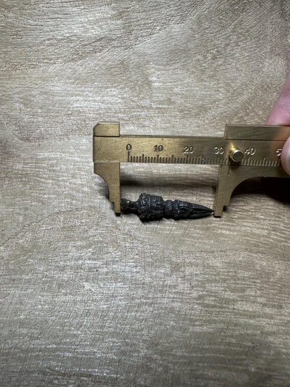 Handcrafted Nepalese Bronze Phurba Dagger  Horse Head Vajrakila Ritual Tool, Tibetan Buddhist Amulet