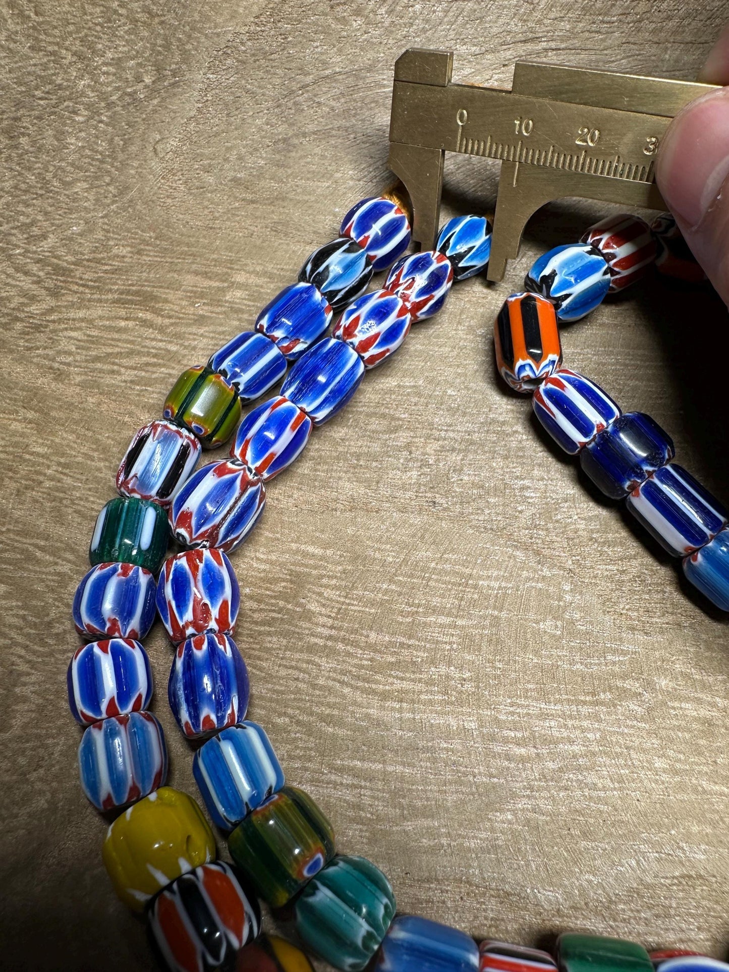 Rainbow Tribal Necklace | Authentic Nepalese Chevron Beads| Artisan Ethnic Jewelry for Festival Wear