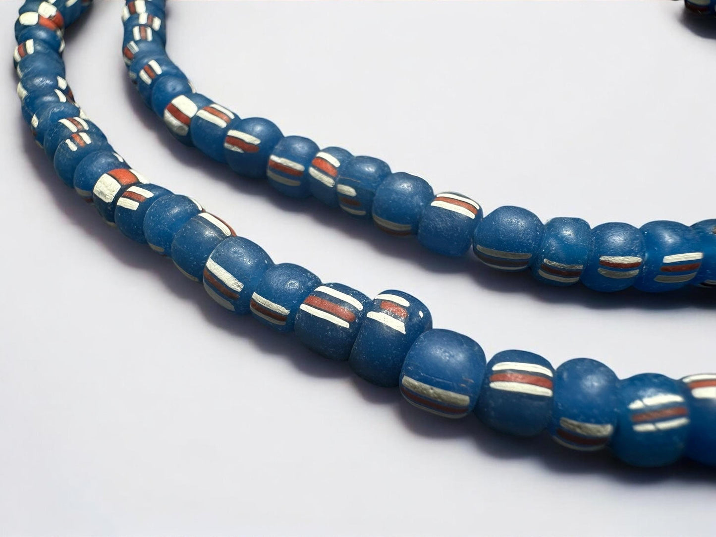 Colorful Java Glass Beads  Small Indonesia Spacer Beads for Jewelry