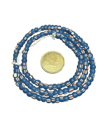 Colorful Java Glass Beads  Small Indonesia Spacer Beads for Jewelry